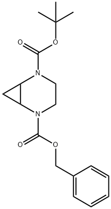 2-Benzyl 5-tert-butyl 2,5-diaza-bicyclo[4.1.0]heptane-2,5-dicarboxylate,1228675-28-2,结构式