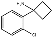1-(2-氯苯基)环丁胺 结构式