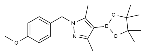 1-(4-Methoxybenzyl)-3,5-dimethyl-4-(4,4,5,5-tetramethyl-[1,3,2]dioxaborolan-2-yl)-1H-pyrazole|1-(4-Methoxybenzyl)-3,5-dimethyl-4-(4,4,5,5-tetramethyl-[1,3,2]dioxaborolan-2-yl)-1H-pyrazole