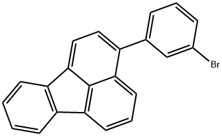 3-(3-bromophenyl)fluoranthene Structure