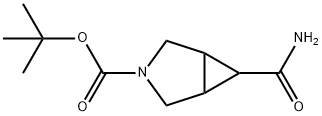 tert-butyl 6-carbamoyl-3-azabicyclo[3.1.0]hexane-3-carboxylate Structure