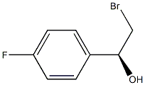(1S)-2-bromo-1-(4-fluorophenyl)ethanol Struktur