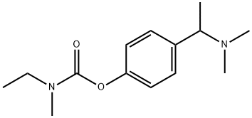 4-(1-(dimethylamino)ethyl)phenyl ethyl(methyl)carbamate 2,3- dihydroxysuccinate 化学構造式