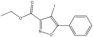ethyl 4-iodo-5-phenylisoxazole-3-carboxylate,1236188-85-4,结构式