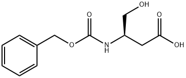 (R)-3-(((苄氧基)羰基)氨基)-4-羟基丁酸 结构式