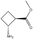 (1R,2R)-2-氨基环丁烷-1-羧酸甲酯, 1238947-77-7, 结构式