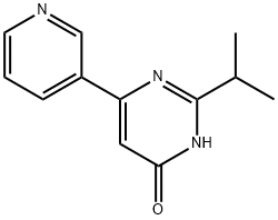 4-hydroxy-2-isopropyl-6-(pyridin-3-yl)-pyrimidine Structure