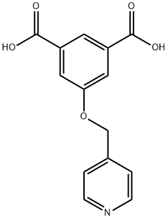 5-(4-ピリジルメトキシ)イソフタル酸 化学構造式