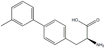 4-(3-Methylphenyl)-L-phenylalanine Structure
