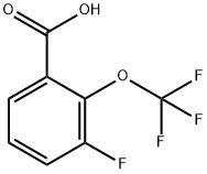 Benzoic acid, 3-fluoro-2-(trifluoromethoxy)-,1242252-50-1,结构式