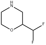 2-(二氟甲基)吗啉, 1242465-34-4, 结构式