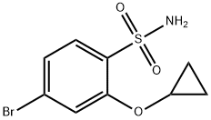 Benzenesulfonamide, 4-bromo-2-(cyclopropyloxy)-|