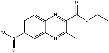 3-Methyl-6-nitroquinoxaline-2-carboxylic acid ethyl ester Struktur