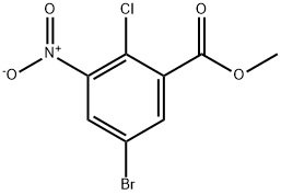 Methyl 5-bromo-2-chloro-3-nitrobenzoate Structure