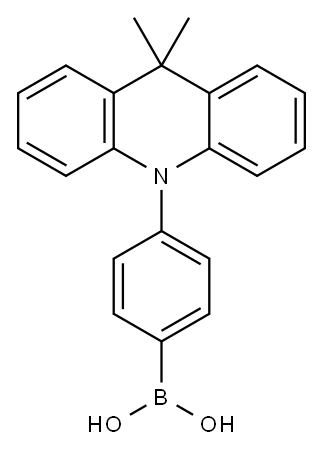 4-(9,9-二甲基-9,10二氢吖啶)苯硼酸, 1246021-61-3, 结构式