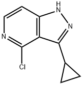 4-chloro-3-cyclopropyl-1H-pyrazolo[4,3-c]pyridine,1246350-02-6,结构式