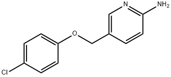 5-((4-chlorophenoxy)methyl)pyridin-2-amine,1247127-30-5,结构式