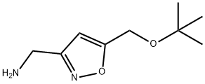 {5-[(叔-丁氧基)甲基]-1,2-噁唑-3-基}甲胺 结构式