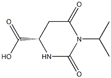 (S)-1-异丙基-2,6-二氧代六氢嘧啶-4-羧酸 结构式