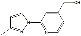 2-(3-甲基-1H-吡唑-1-基)吡啶-4-基]甲醇,1249363-94-7,结构式