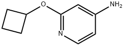 4-AMINO-2-(CYCLOBUTOXY)PYRIDINE Struktur