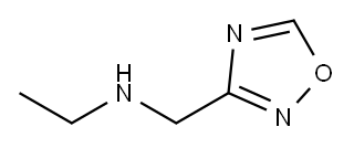 ethyl(1,2,4-oxadiazol-3-ylmethyl)amine 结构式