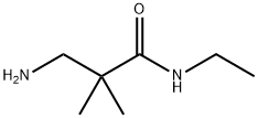 3-氨基-N-乙基-2,2-二甲基丙酰胺,1250599-62-2,结构式