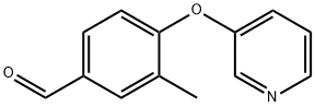 3-methyl-4-(pyridin-3-yloxy)benzaldehyde Structure
