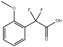 2,2-Difluoro-2-(2-methoxyphenyl)acetic Acid, 1250773-62-6, 结构式