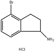 4-溴-2,3-二氢-1H-茚-1-胺盐酸盐, 1251922-71-0, 结构式