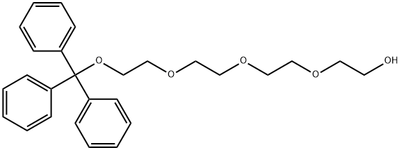 2,5,8,11-Tetraoxatridecan-13-ol, 1,1,1-triphenyl- Structure