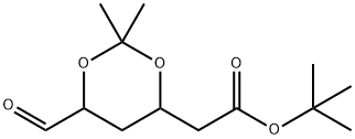 TERT-BUTYL 2-(6-FORMYL-2,2-DIMETHYL-1,3-DIOXAN-4-YL)ACETATE, 125517-63-7, 结构式