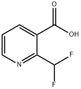 2-(Difluoromethyl)pyridine-3-carboxylic acid Structure