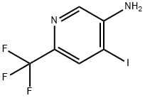 2-三氟甲基-4-碘-5-氨基吡啶 结构式