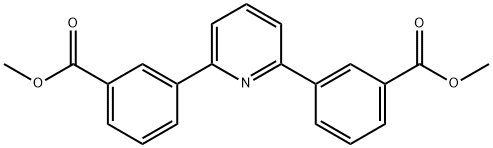 dimethyl 3,3'-(pyridine-2,6-diyl)dibenzoate 结构式