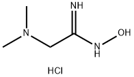 2-(dimethylamino)-N'-hydroxyethanimidamide hydrochloride Struktur
