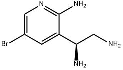 (S)-1-(2-amino-5-bromopyridin-3-yl)ethane-1,2-diamine Structure