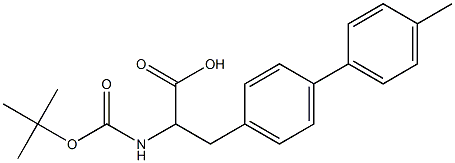 Boc-4-(4-methylphenyl)-DL-phenylalanine,1259958-71-8,结构式