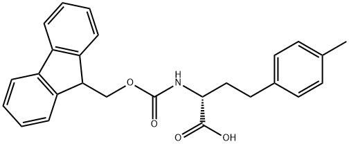 Fmoc-4-methyl-D-homophenylalanine,1260592-40-2,结构式
