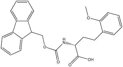 Fmoc-2-methoxy-D-homophenylalanine Structure