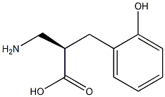 (R)-3-amino-2-(2-hydroxybenzyl)propanoicacid Structure