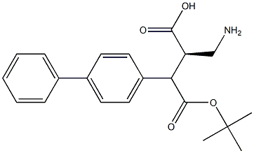 Boc-(R)-3-([1,1'-biphenyl]-4-yl)-2-(aminomethyl)propanoicacid,1260608-69-2,结构式
