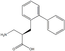 (R)-3-([1,1'-biphenyl]-2-yl)-2-(aminomethyl)propanoicacid,1260615-36-8,结构式