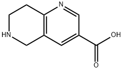 5,6,7,8-tetrahydro-[1,6]naphthyridine-3-carboxylic acid Structure