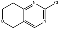 2-chloro-5H,7H,8H-pyrano[4,3-d]pyrimidine 化学構造式