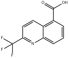 2-(三氟甲基)喹啉-5-羧酸,1260671-21-3,结构式