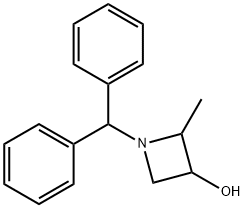 1-二苯甲基-2-甲基氮杂环丁烷-3-醇, 1260757-70-7, 结构式