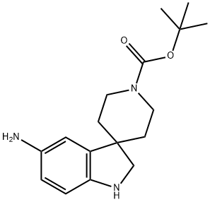 tert-butyl 5-aminospiro[indoline-3,4'-piperidine]-1'-carboxylate Structure