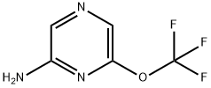 2-Pyrazinamine, 6-(trifluoromethoxy)- Structure
