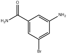 3-Amino-5-bromobenzamide 结构式